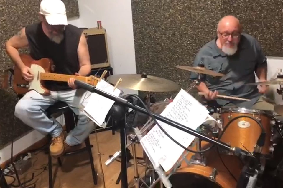 La banda al completo en Valencia...