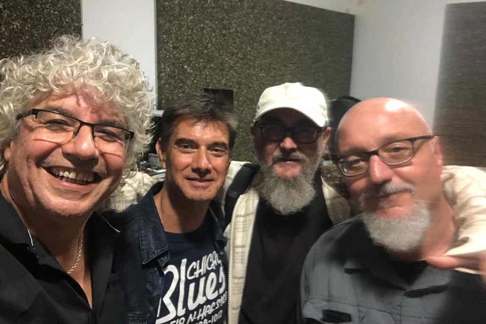 La banda al completo en Valencia...
